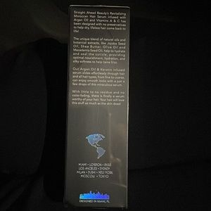 Never opened Straight Ahead shampoo and conditioner with hair serum!!